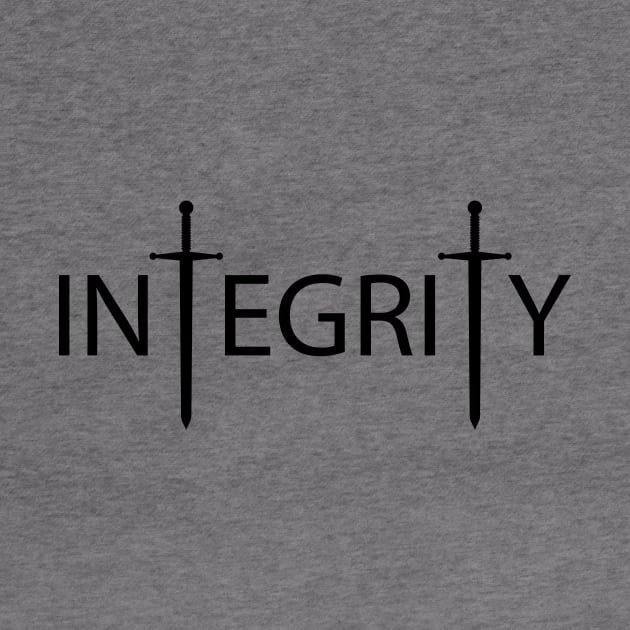 Integrity typographic logo design by CRE4T1V1TY